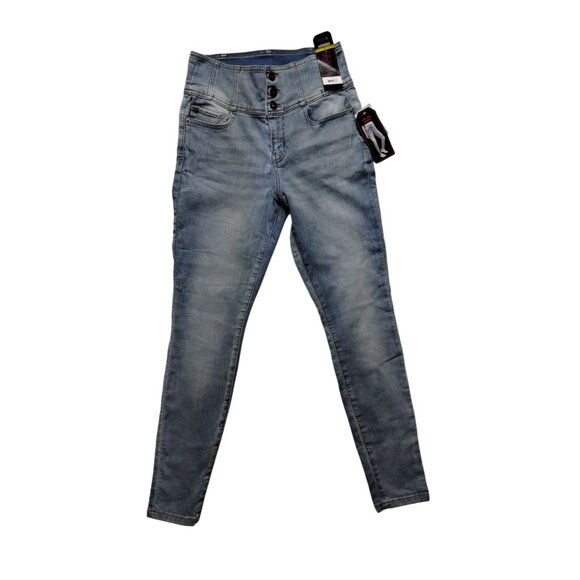 NOBO High-Waisted Skinny Fit Denim Jeans for Women w/ Button Fly Closure Size 11 - Picture 2 of 15